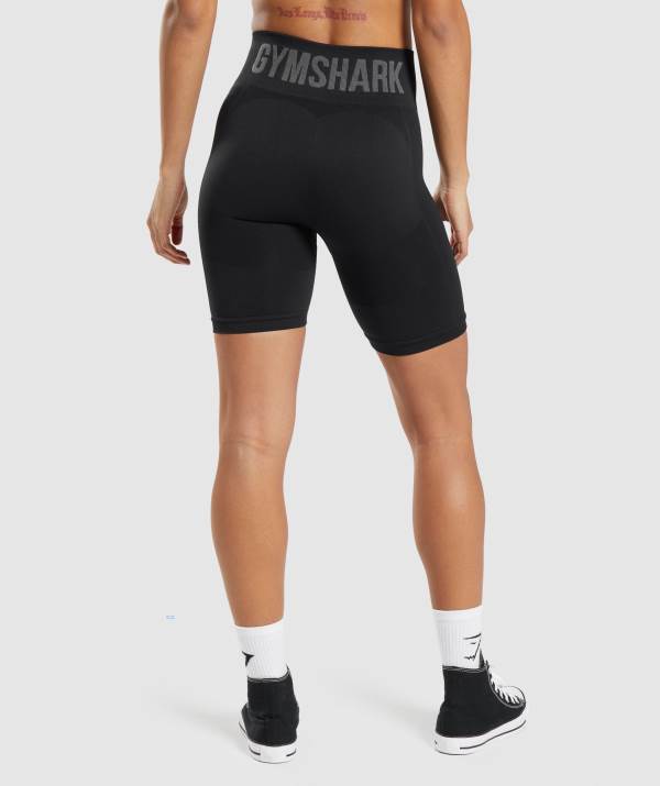 Damske Šortky Gymshark Flex Cycling Čierne | LZ7269104
